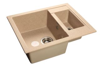 Мойка кухонная GranFest Песок Quadro Q-610 K пес